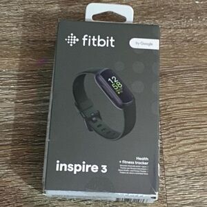 Fitbit Inspire 3 Health And Fitness Tracker Black New In‎ Box Never Opened